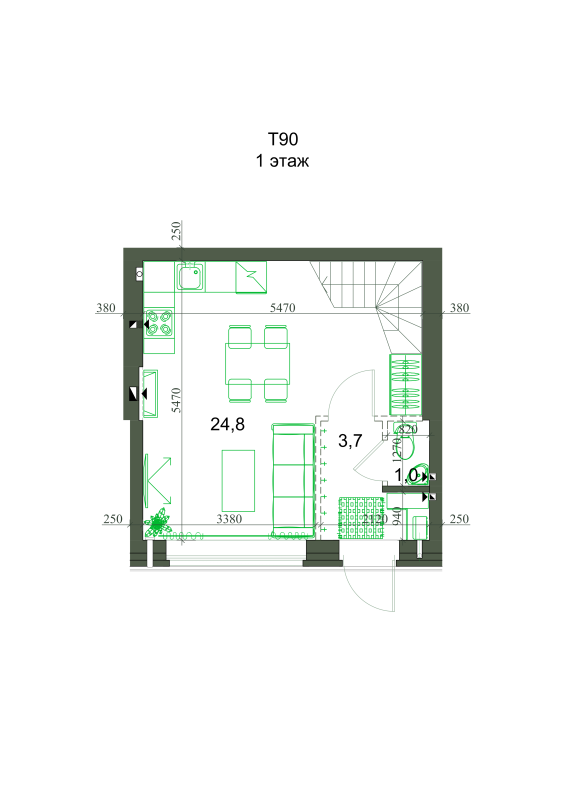 Проект Н5.2-Т90 (фото) № 2